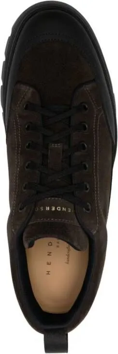 Henderson Baracco low-top suede sneakers Brown