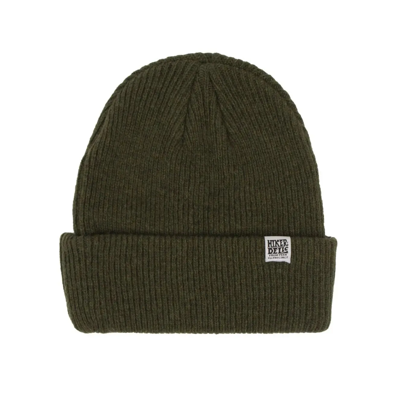 Hikerdelic Merino Wool Beanie Hat Olive