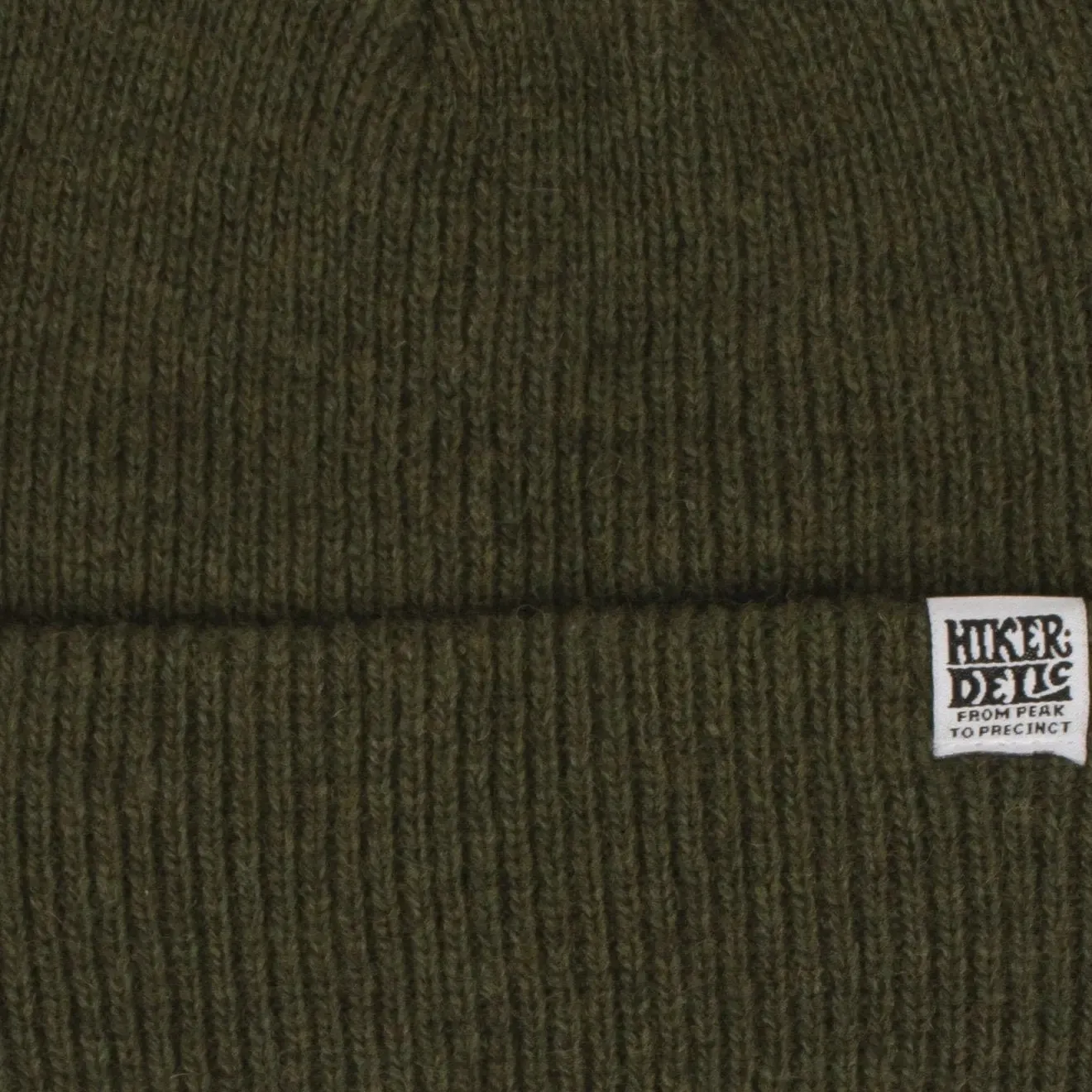 Hikerdelic Merino Wool Beanie Hat Olive