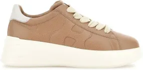 Hogan Rebel low-top leather sneakers Neutrals