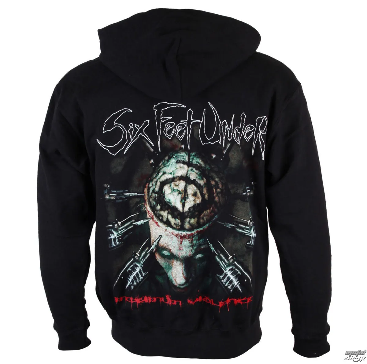 hoodie men Six Feet Under - Maximum Violence - ART WORX - 087508  -  Metal-shop