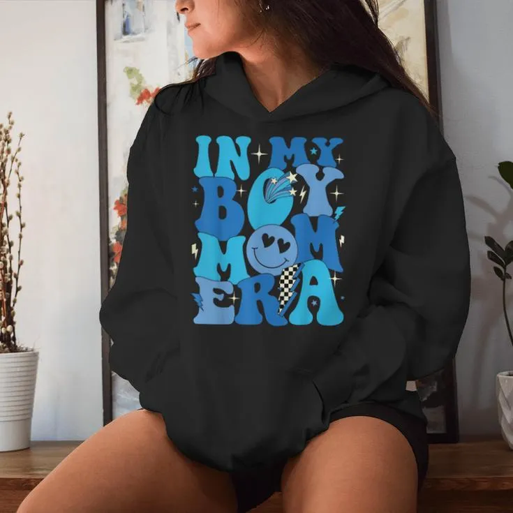 In My Boy Mom Era Mom Of Son For Mom Women Hoodie