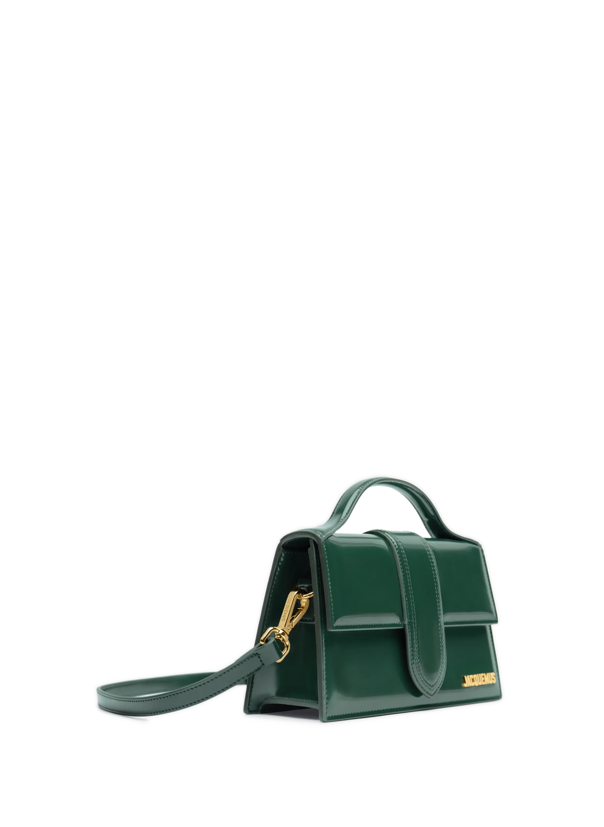 JACQUEMUS  Le Grand Bambino leather bag  - Green