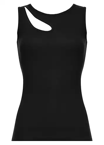 Joe Browns Asymmetric Cut Out Ribbed Vest | Kaleidoscope