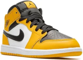 Jordan Kids Jordan 1 Mid Taxi sneakers Yellow