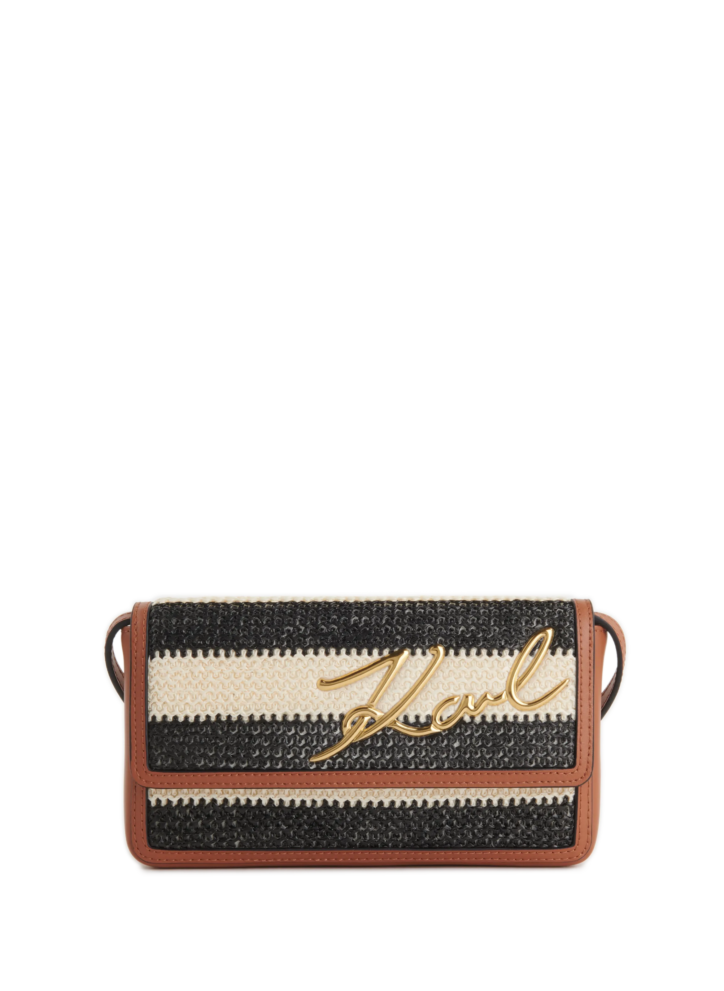 Karl lagerfeld  Bi-material shoulder bag  - Multicolour