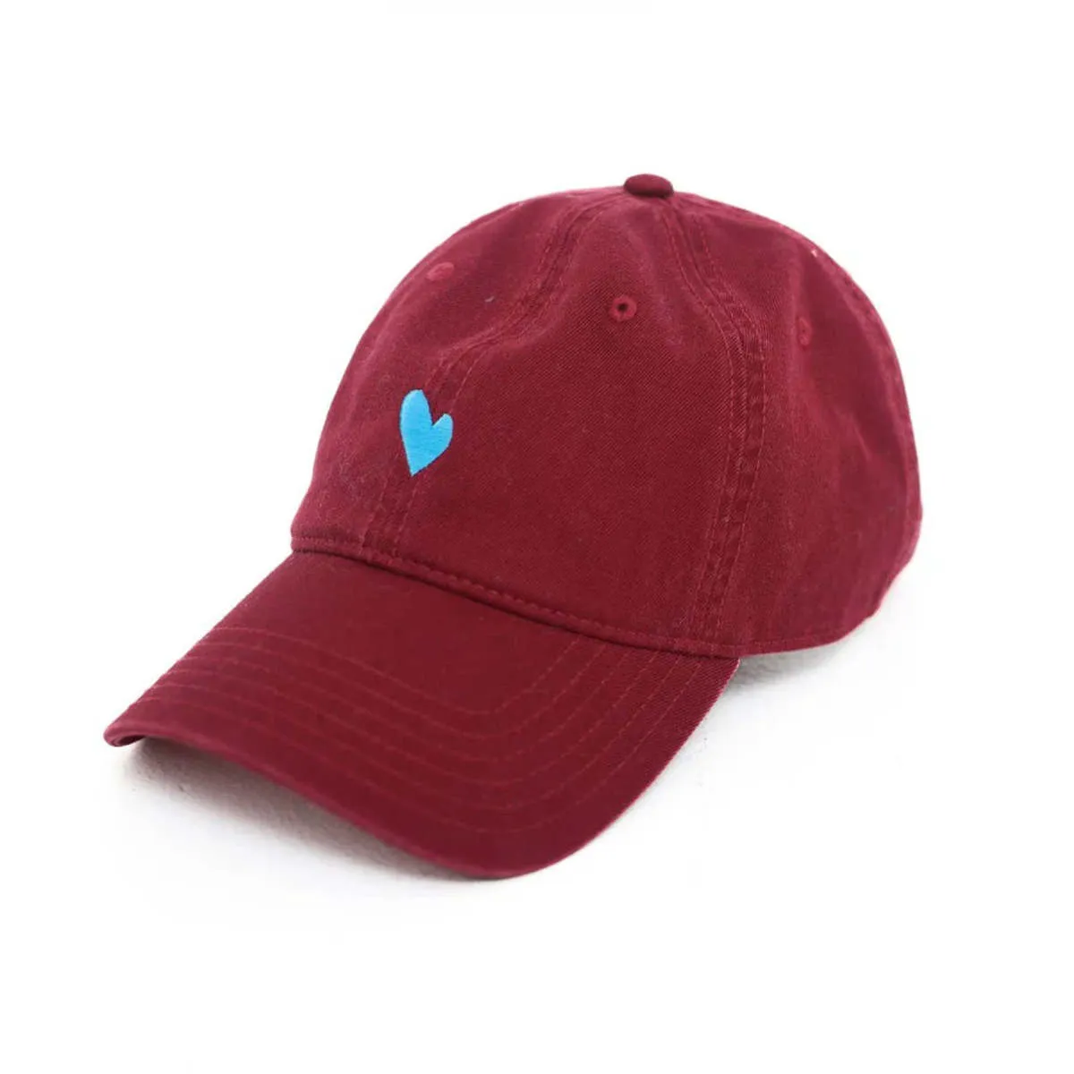 Kerri's Heart Hat - Burgundy