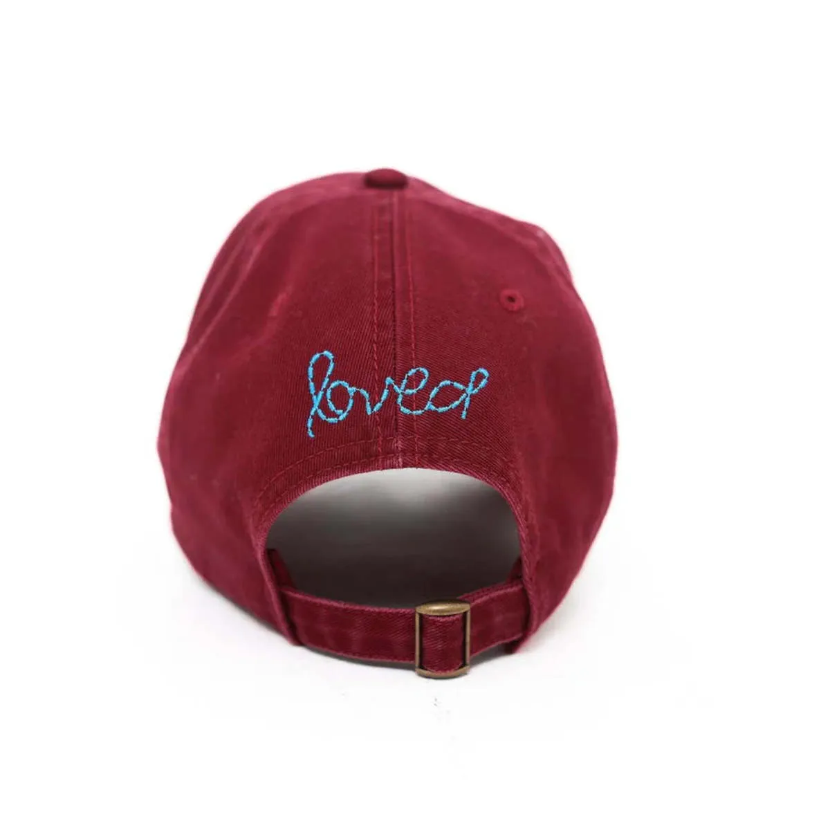 Kerri's Heart Hat - Burgundy