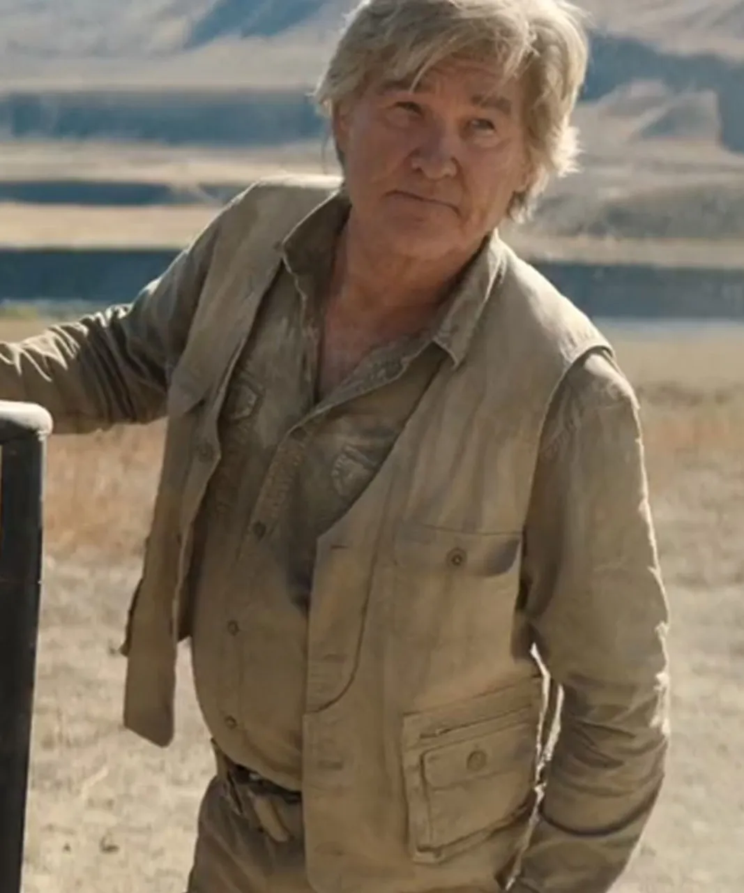 Kurt Russell Monarch Legacy of Monsters Beige Vest