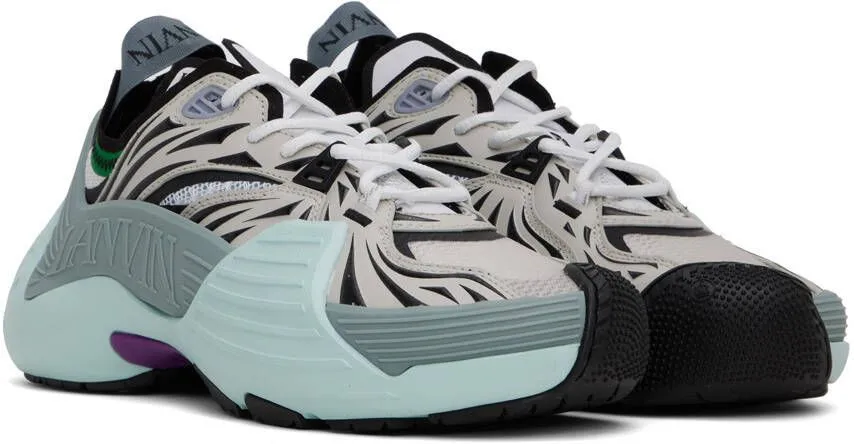 Lanvin Blue Flash-X Sneakers