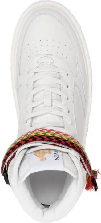 Lanvin high-top leather sneakers White