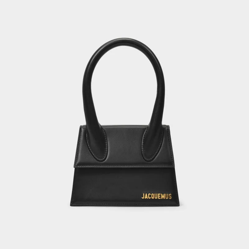 Le Chiquito Moyen Bag - Jacquemus -  Black - Leather