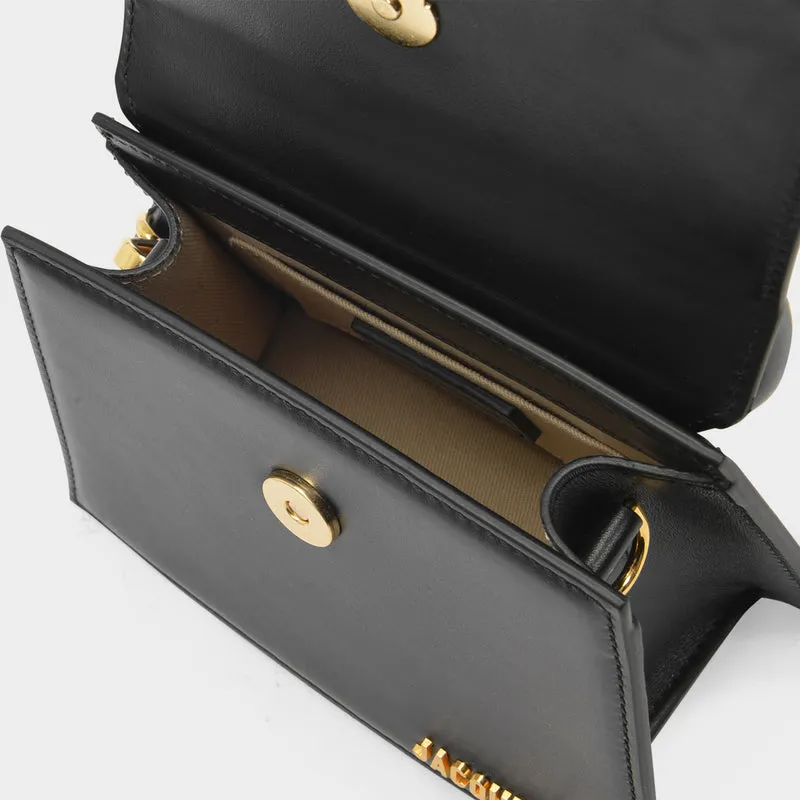 Le Chiquito Moyen Bag - Jacquemus -  Black - Leather