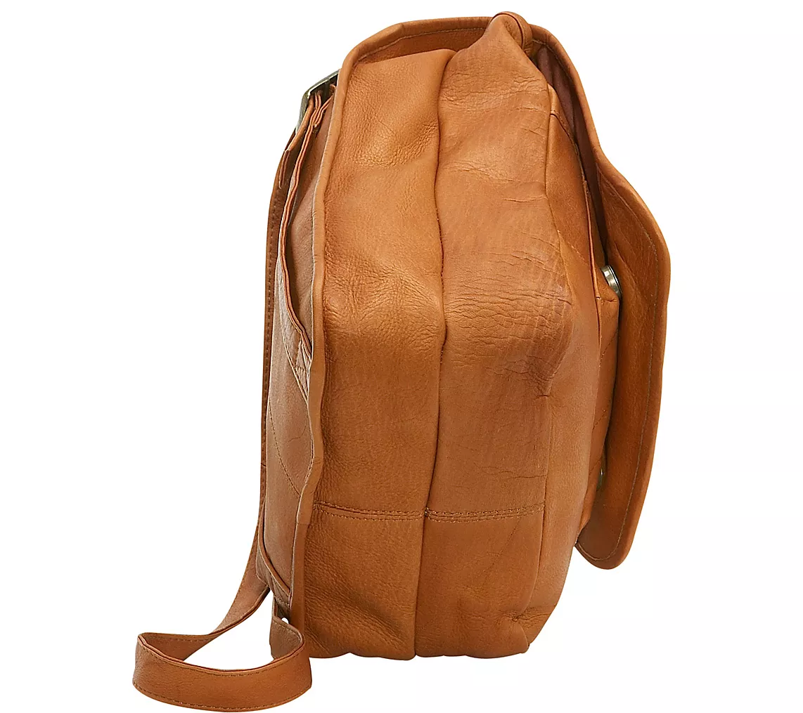 Le Donne Leather Convertible Backpack/ShoulderBag