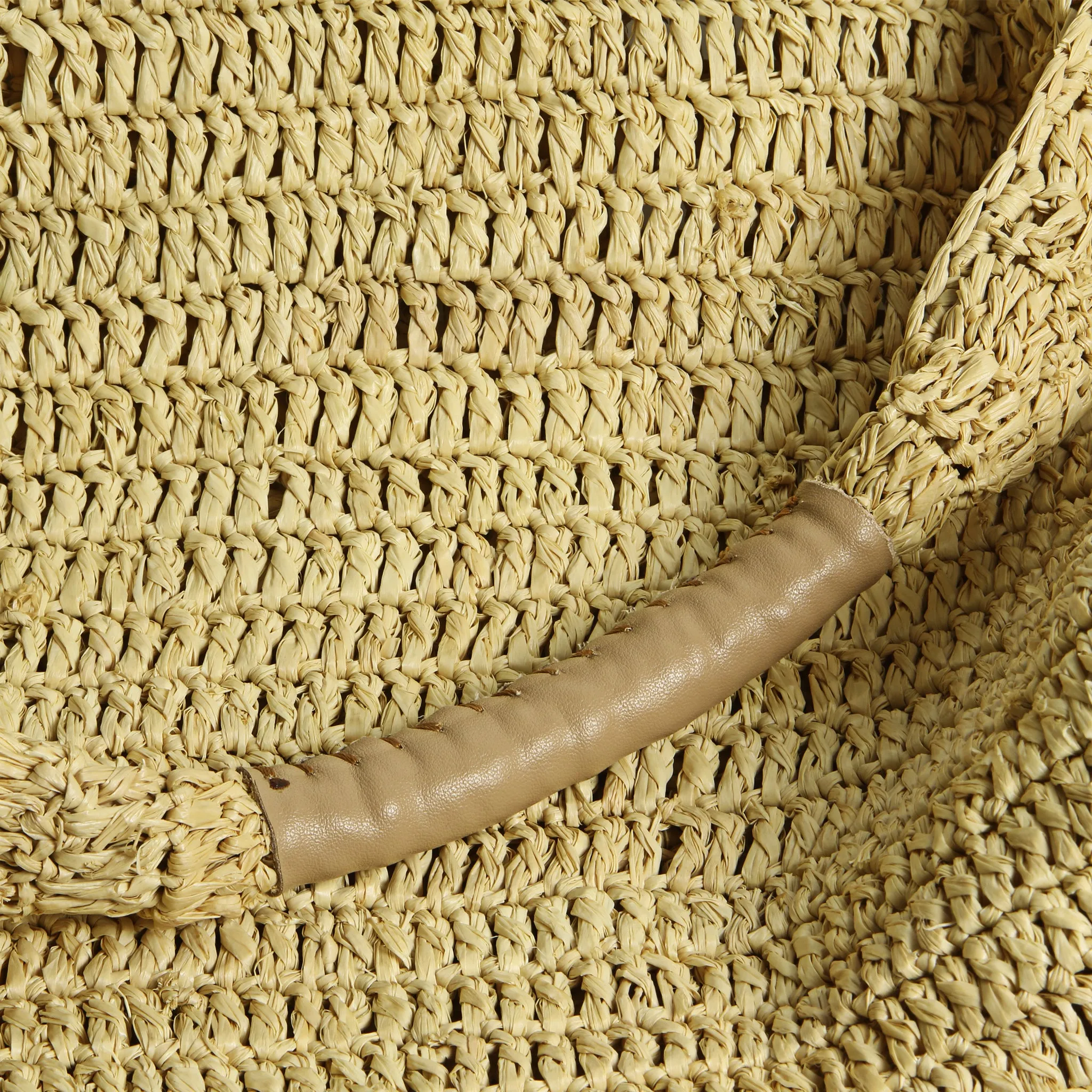 Lea Raffia Shoulder Bag - Natural