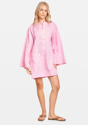 LEIDEN ORGANIC LINEN TUNIC PINK