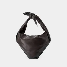 Lemaire  Bandana Bag - Lemaire - Leather - Chocolate