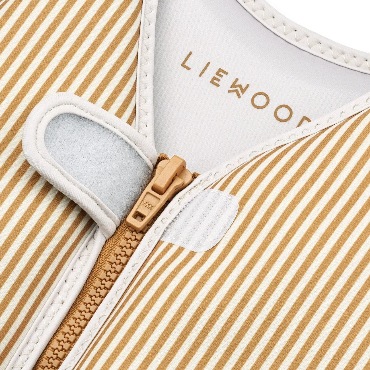 LieWood Stripe: Sandy/Golden Caramel Dove Swim Vest