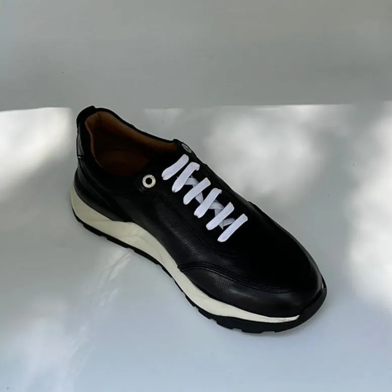 LOTTUSSE | SNEAKERS DE VESTIR HOMBRE | OSAKA CORVARA BLACK/WHITE |