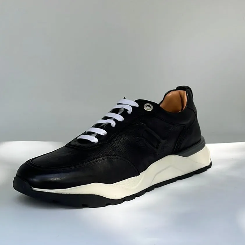 LOTTUSSE | SNEAKERS DE VESTIR HOMBRE | OSAKA CORVARA BLACK/WHITE |