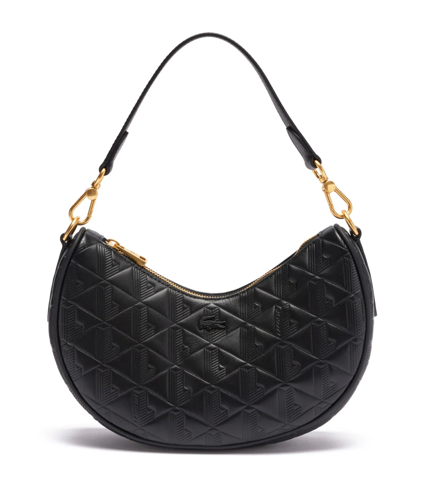 Maheki Leather Shoulder Bag Noir