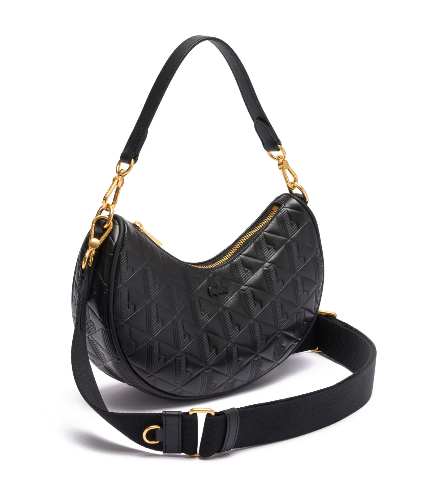 Maheki Leather Shoulder Bag Noir