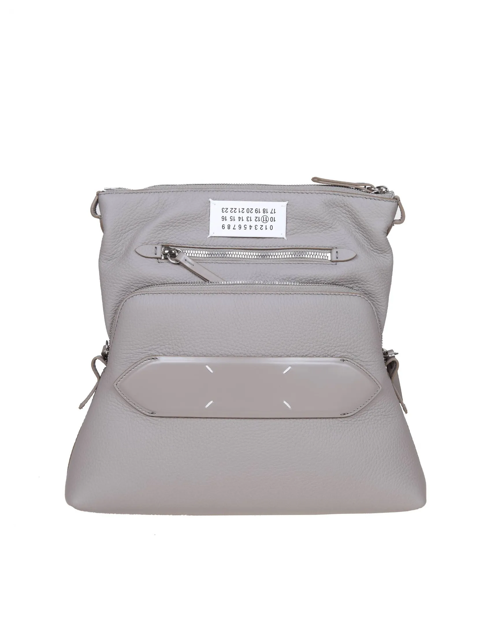 MAISON MARGIELA SOFT 5AC SMALL BAG IN GRAY LEATHER