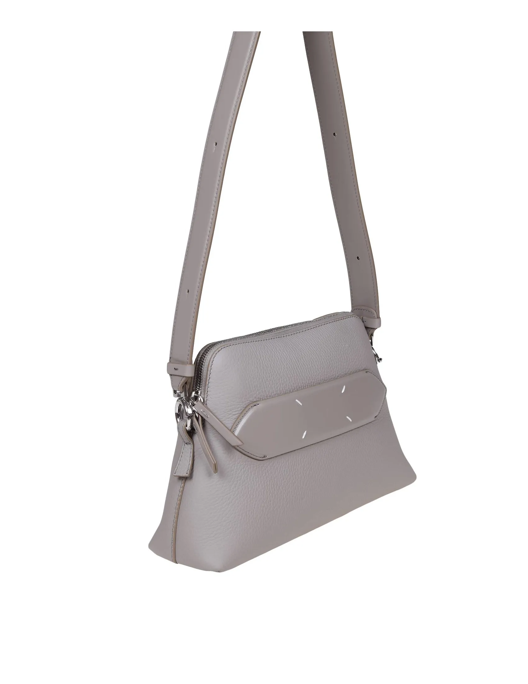 MAISON MARGIELA SOFT 5AC SMALL BAG IN GRAY LEATHER