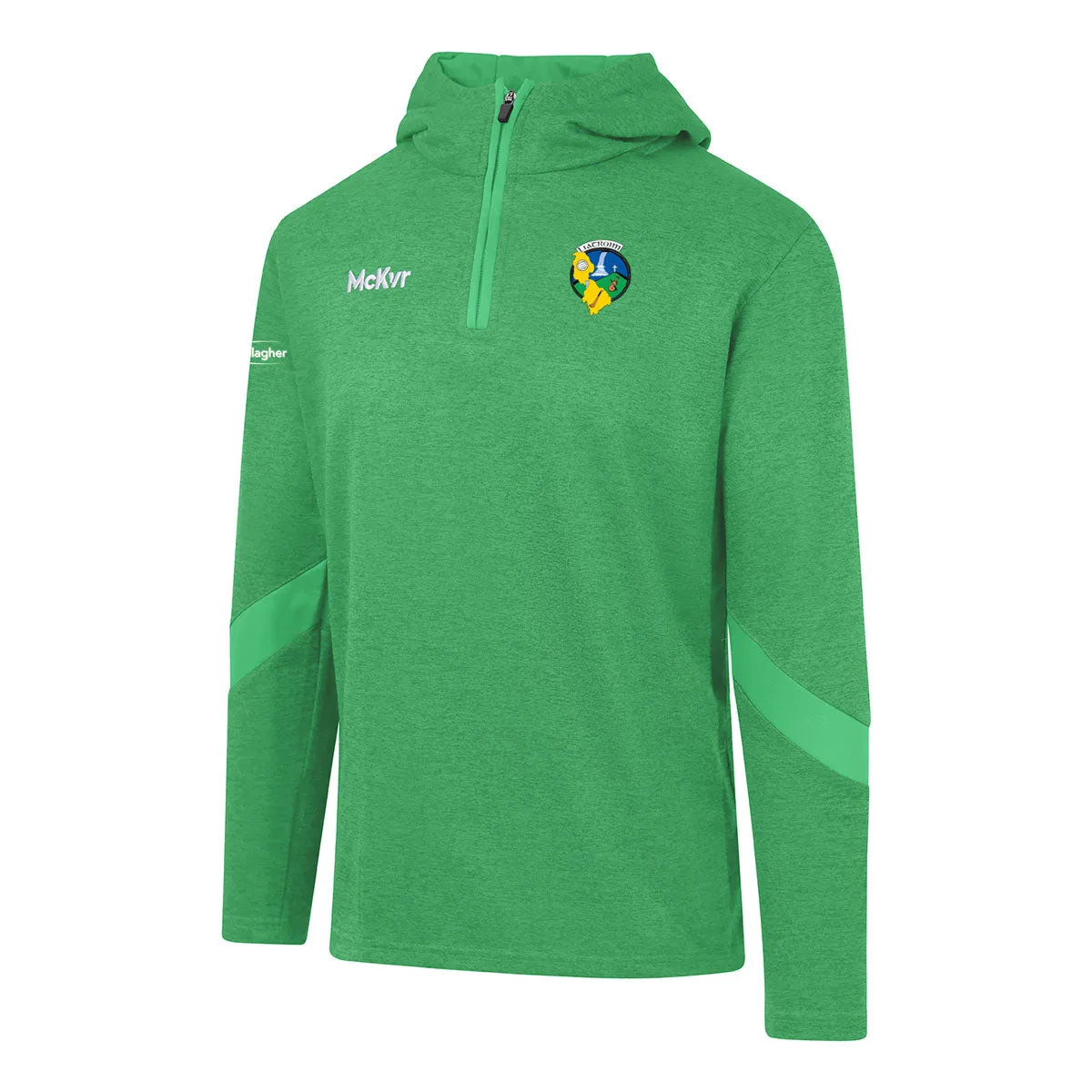 Mc Keever Leitrim GAA Core 22 1/4 Zip Hoodie - Youth - Green