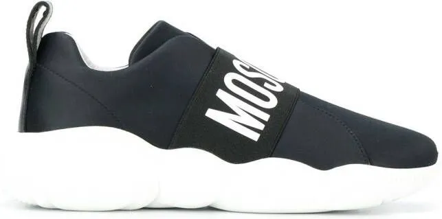 Moschino logo strap sneakers Blue