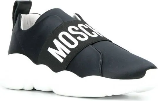 Moschino logo strap sneakers Blue