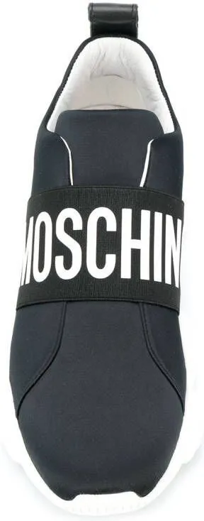 Moschino logo strap sneakers Blue