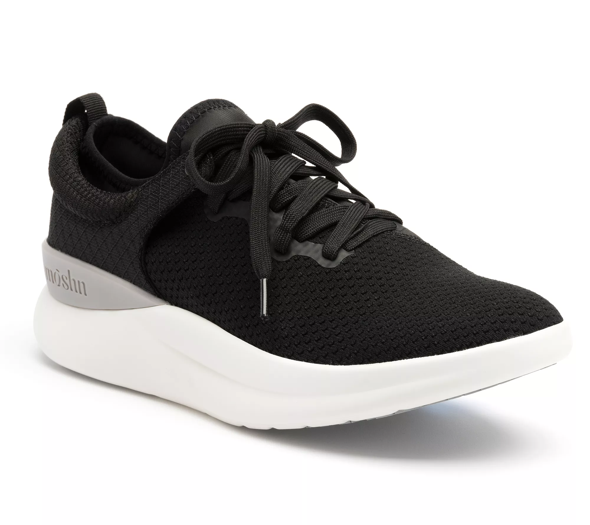 moshn Washable Knit Lace-Up Sneakers - Rhythm