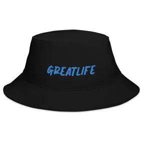 New Black and Blue GREATLIFE Bucket Hat