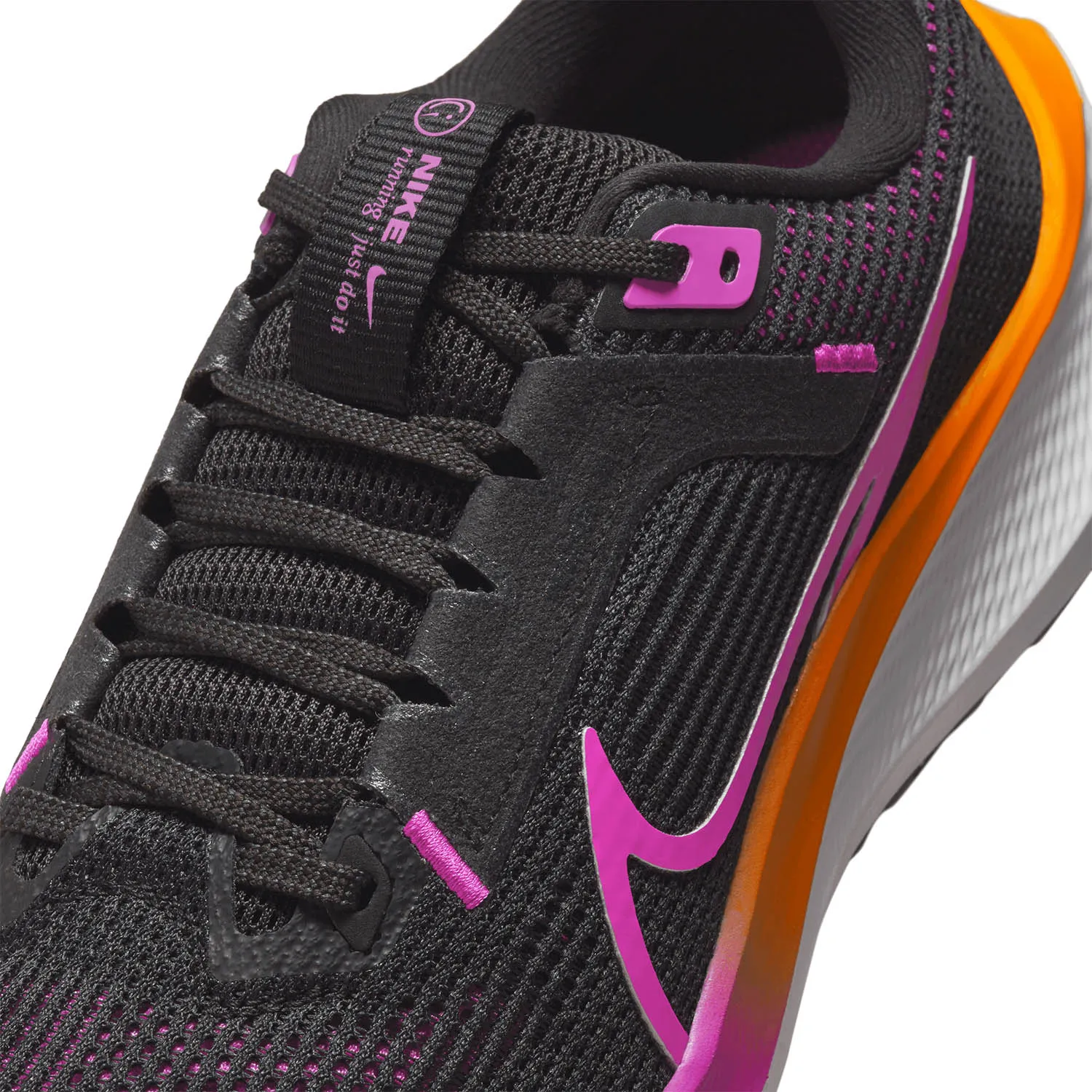 Nike Air Zoom Pegasus 40  Black/Hyper Violet/Laser Orange/White