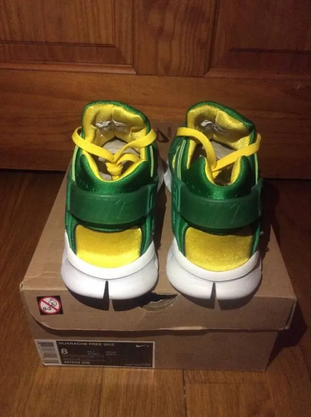 Nike huarache run 2012 oregon ducks men 8/women 9.5 jordan.1