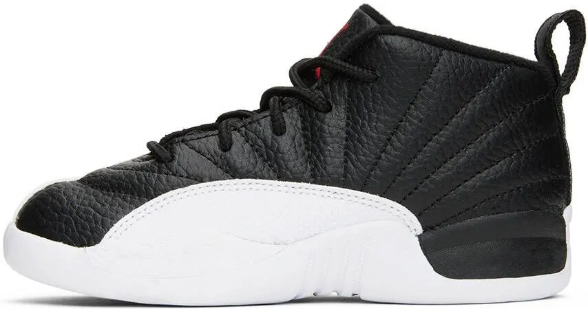 Nike Jordan Baby Black & White Jordan 12 Retro Sneakers