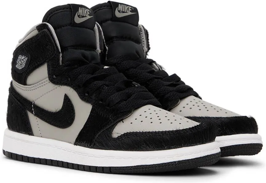 Nike Jordan Kids Black & Gray Jordan 1 Retro High Little Kids Sneakers