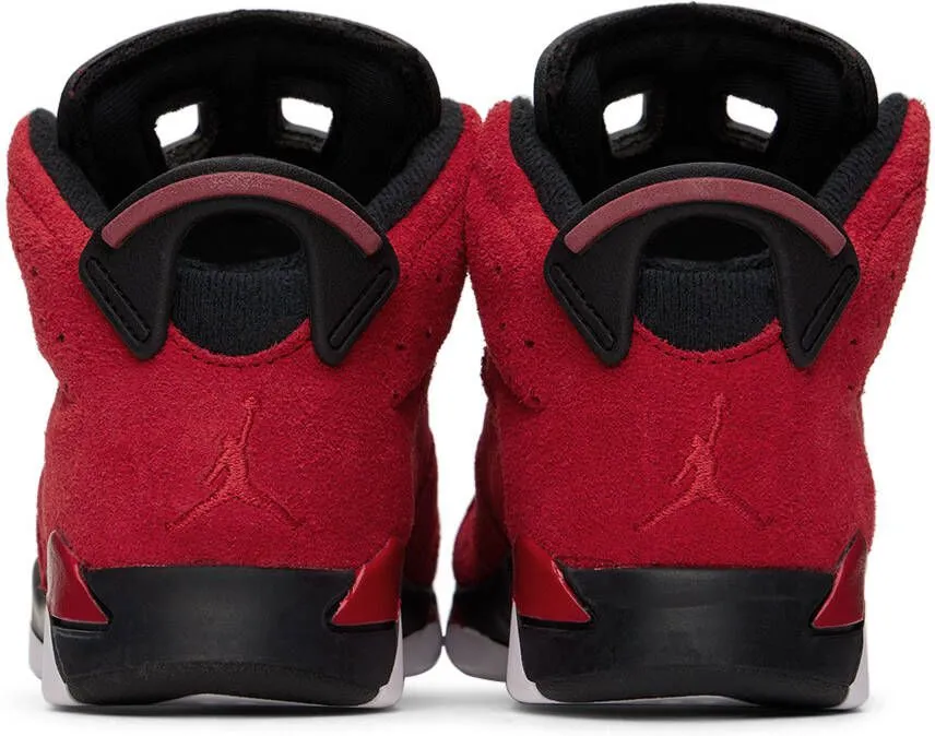 Nike Jordan Kids Red Jordan 6 Retro Little Kids Sneakers