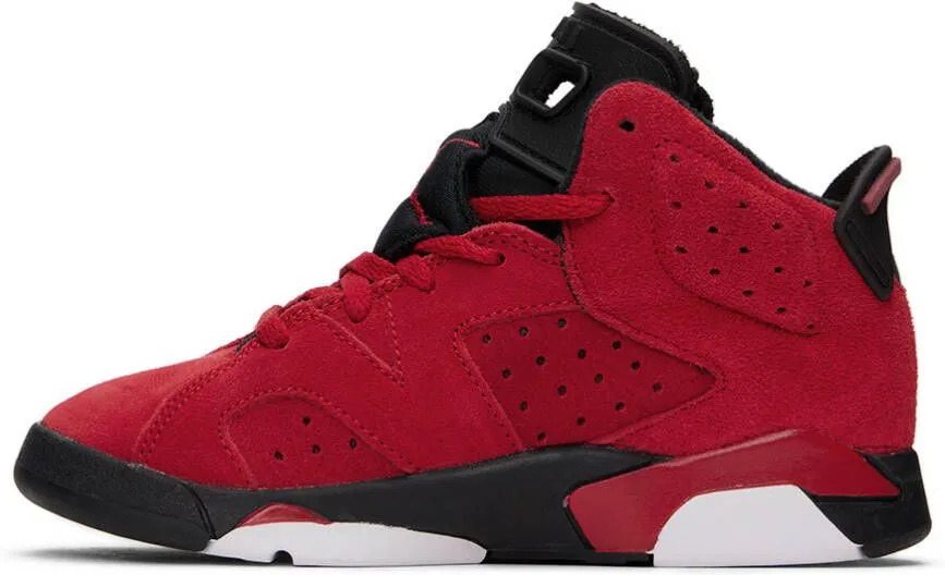 Nike Jordan Kids Red Jordan 6 Retro Little Kids Sneakers