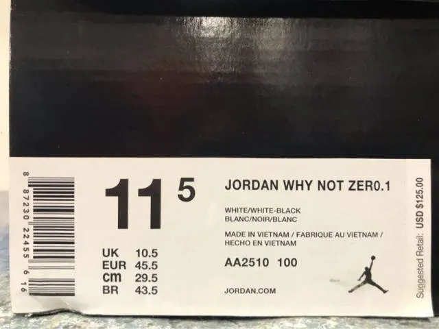 Nike jordan why not zero.1