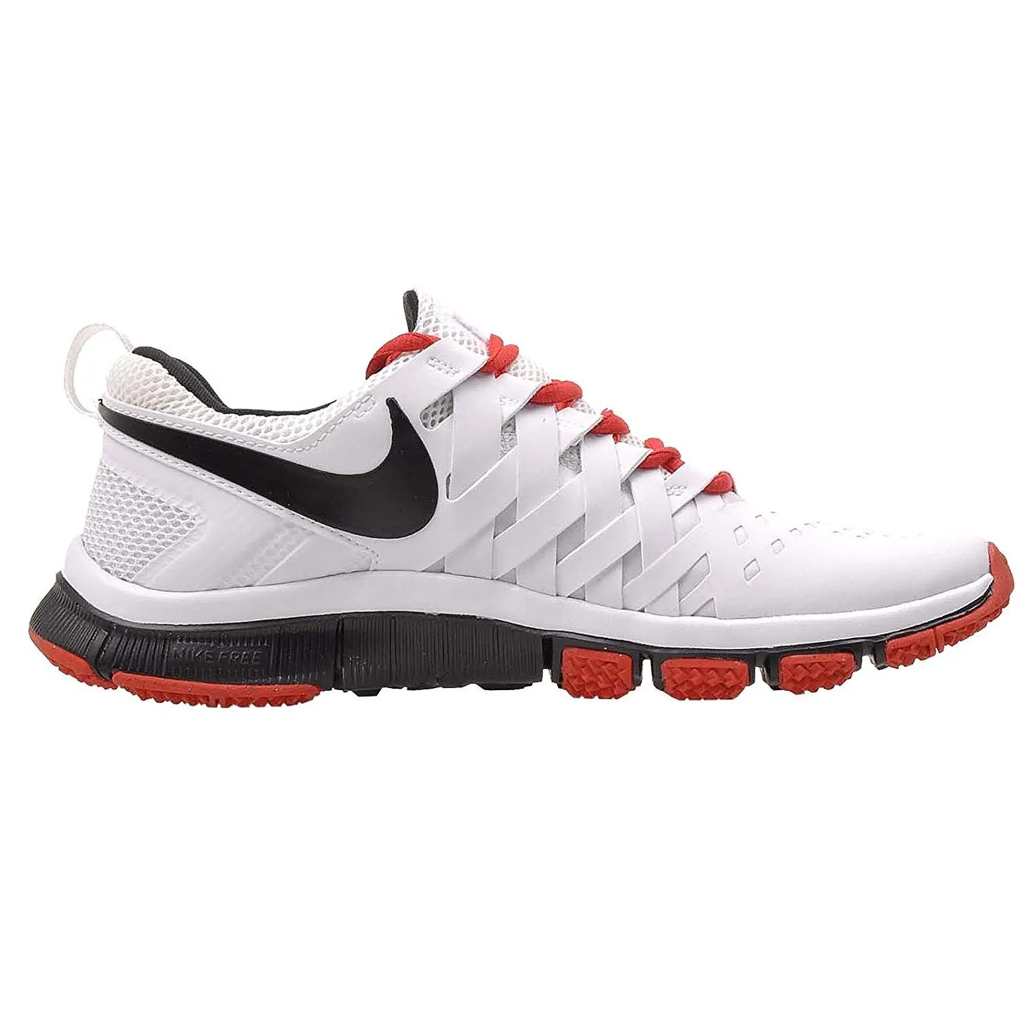 Nike Men's Free Trainer 5.0, White/Black-Light Crimson, 12.5 M US