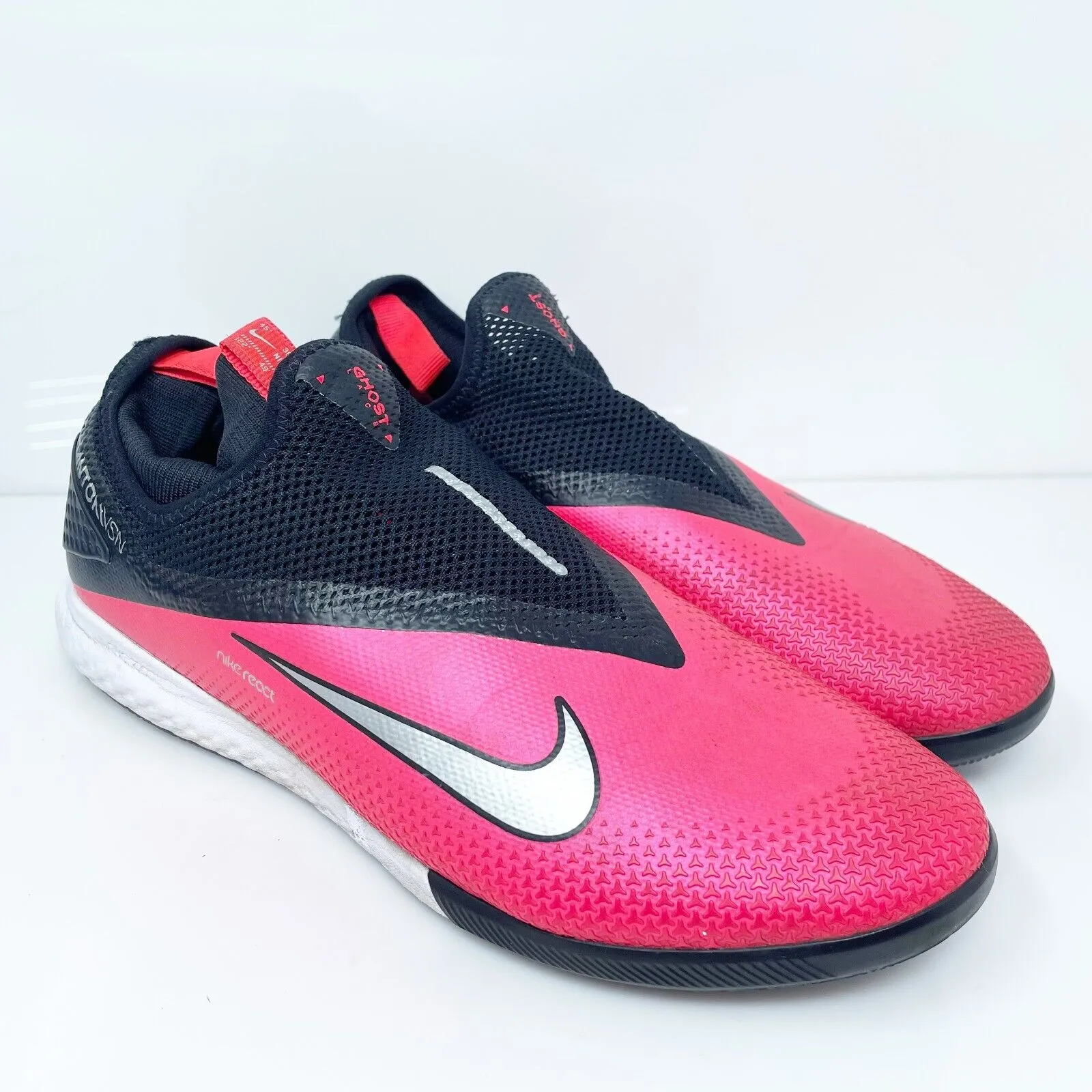 Nike Mens Phantom Vision 2 React Pro DF IC CD4170 Pink Soccer Cleats Shoes 9.5