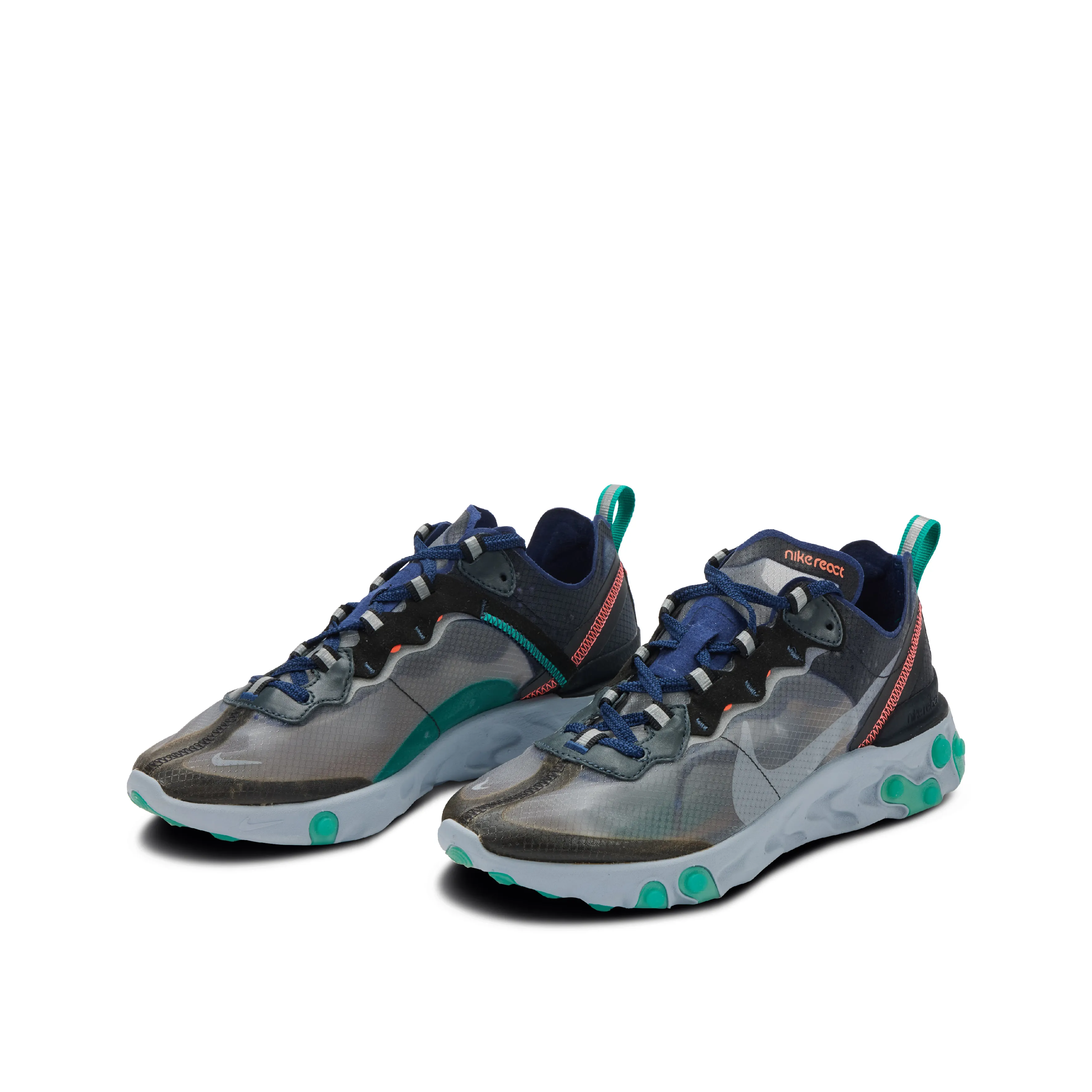 Nike Nike React Element 87 Black Neptune Green | Size 6.5