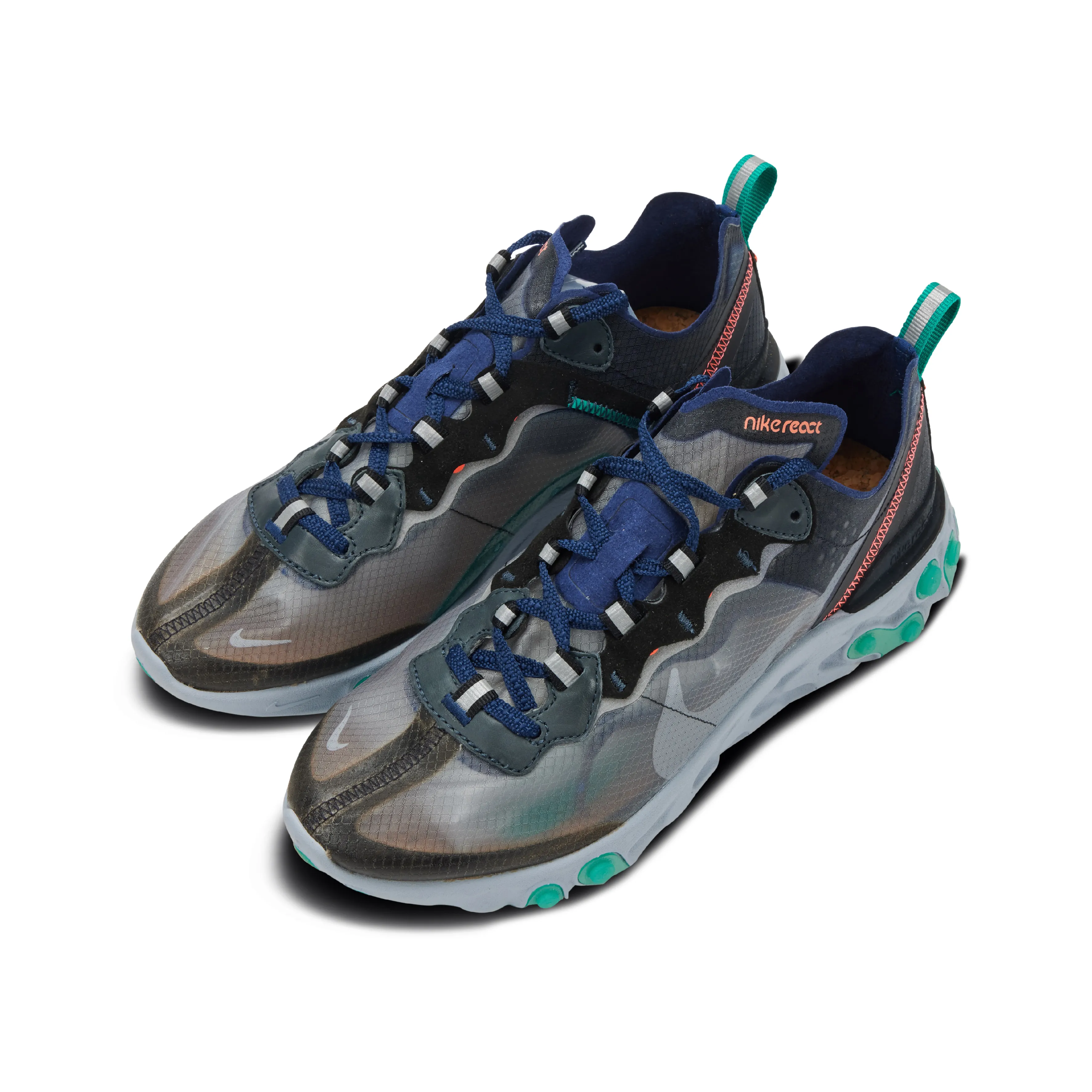 Nike Nike React Element 87 Black Neptune Green | Size 6.5