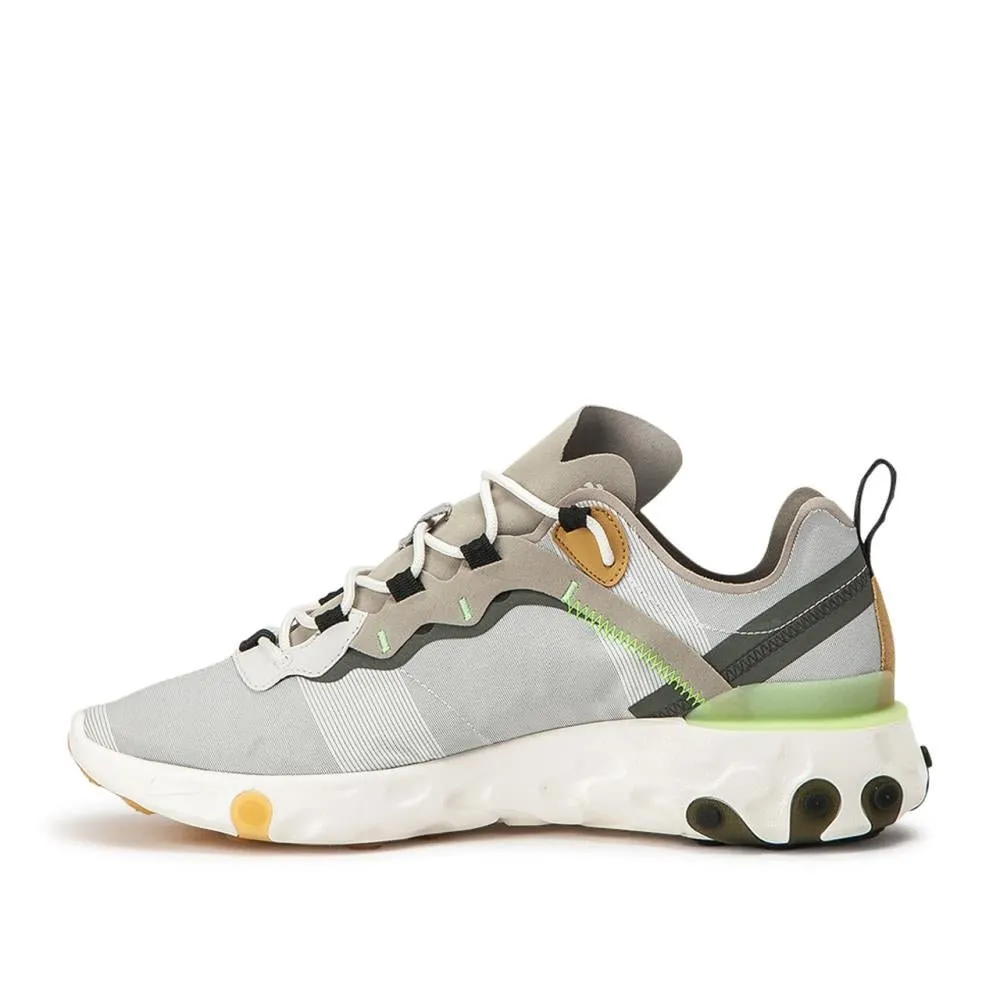 Nike React Element 55 (Grey / Neon Yellow)