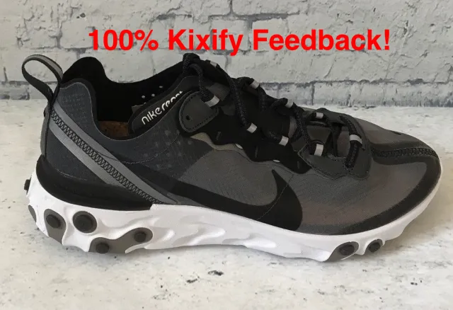 Nike React Element 87 Anthracite Black