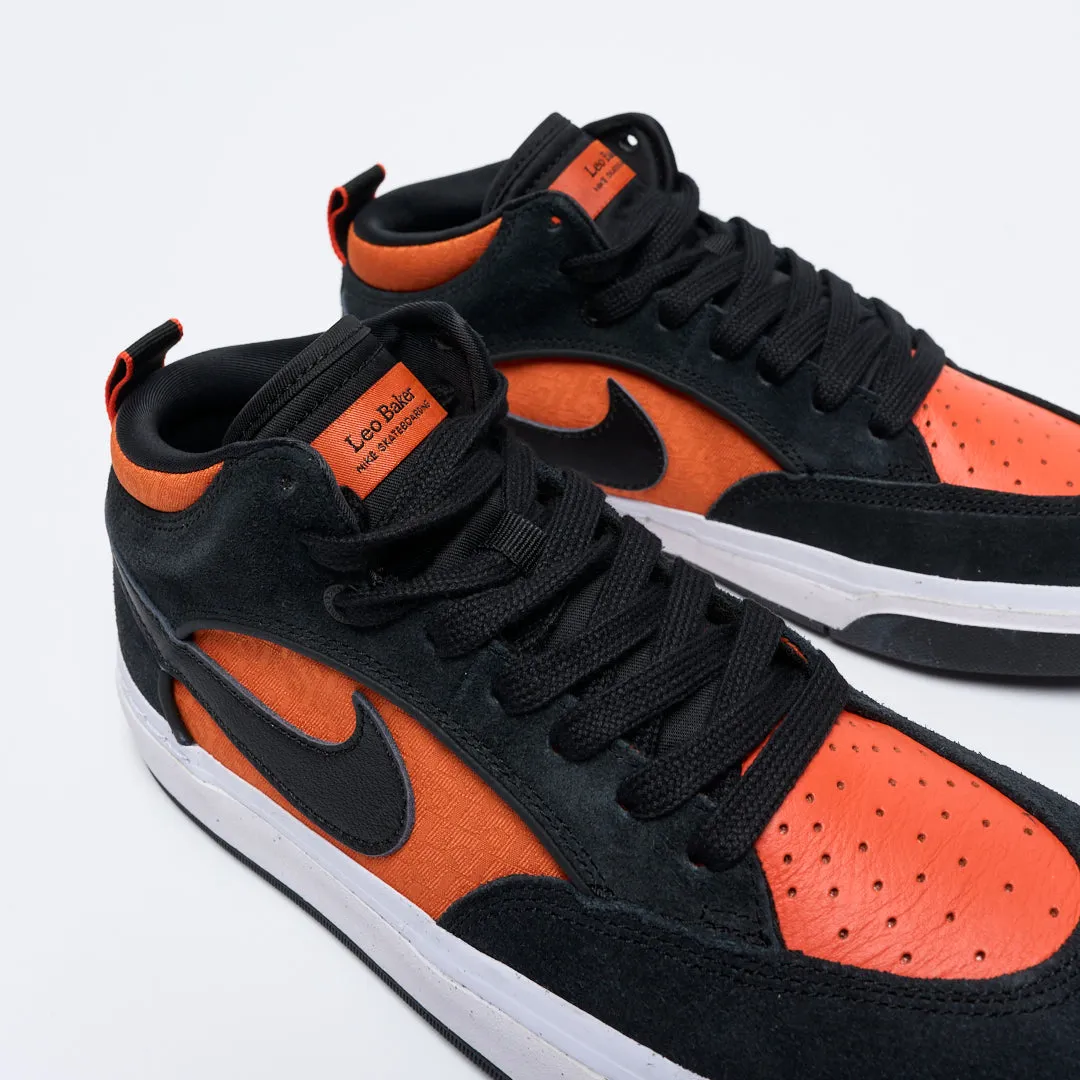 Nike SB - React Leo (Black/Black-Orange-Electro Orange)