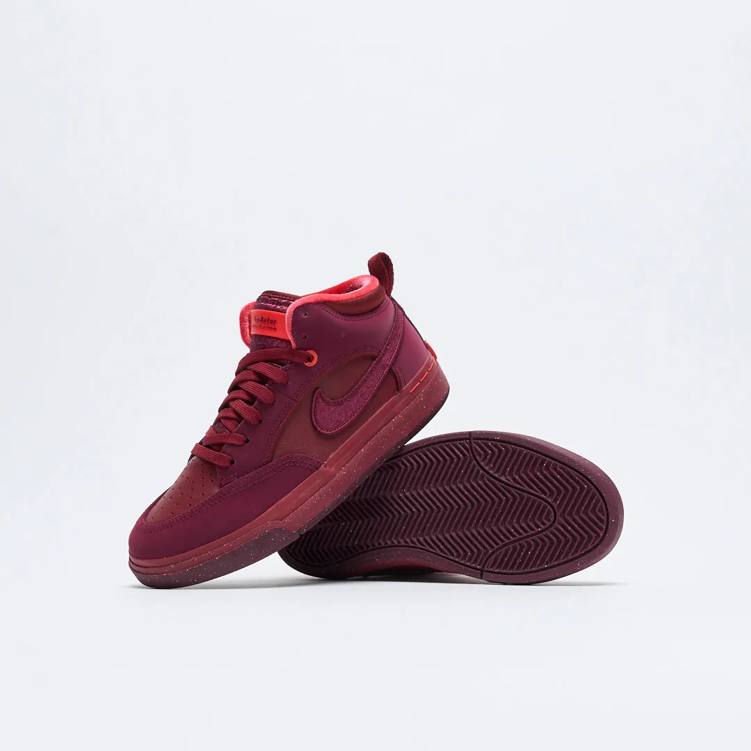 Nike SB - React Leo Prm (Dark Beetroot/Team Red)