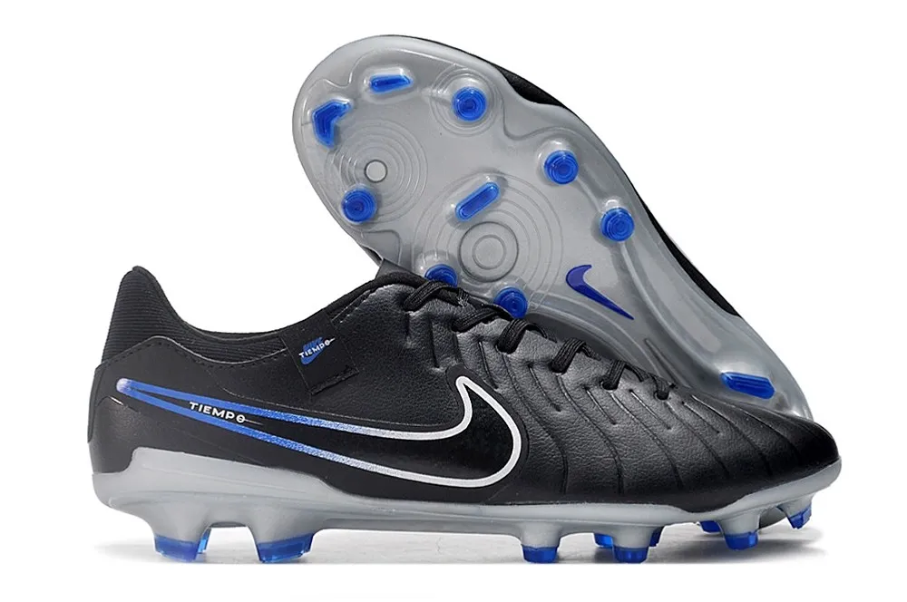 Nike Tiempo Legend 10 Academy MG Shadow - Black/Chrome/Hyper Royal